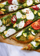 Arugula-Almond Pesto Pizza