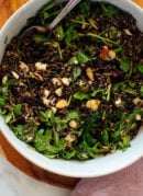 Arugula and Wild Rice Salad with Zippy Lemon Dressing
