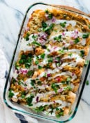 Black Bean Sweet Potato Enchiladas