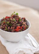 Baked Rice with Herbs and Veggies