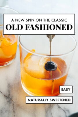 old fashioned drink