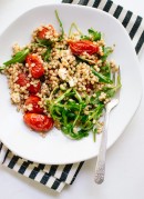 Roasted Cherry Tomato, Arugula and Sorghum Salad