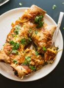 Spinach Artichoke Enchiladas
