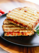 Tomato Jam and Mozzarella Panini