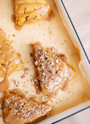 Pumpkin Pecan Scones with Maple Glaze